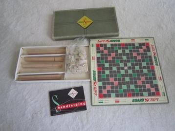 spel, Vintage spel Board Script 1955 ( voorloper Scrabble) beschikbaar voor biedingen