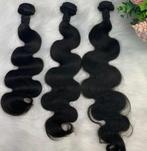 Zwarte Krullen Mensenhaar Weave Extensions Extensies Wave, Sieraden, Tassen en Uiterlijk, Uiterlijk | Haarverzorging, Verzenden