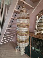 Vintage cadiz ibiza boho schelpenhanger schelpenlamp schelp, Ophalen, Gebruikt, 75 cm of meer