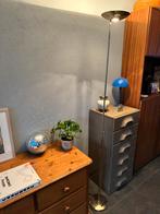 Estilutz icon vloerlamp jaren 70 satijn goud, Ophalen of Verzenden, Zo goed als nieuw, Metaal, 150 tot 200 cm