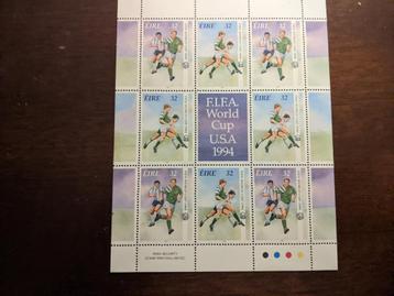 IERLAND 1994; BLOK F.I.F.A. WORLD CUP U.S.A. VOETBALLEN beschikbaar voor biedingen
