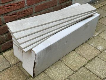 Grijze visgraat tegels - 10*60cm - 1.8m2 beschikbaar voor biedingen