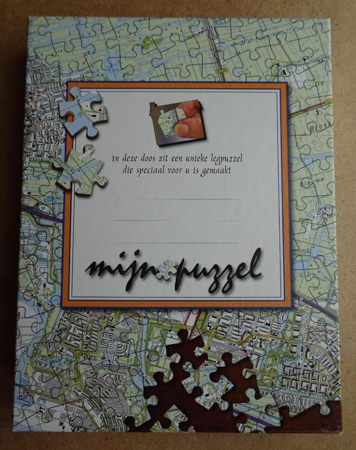 Purmerend e.o. plattegrond - puzzel ca 400 st, Hobby en Vrije tijd, Denksport en Puzzels, Zo goed als nieuw, Legpuzzel, Minder dan 500 stukjes