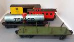 Treinwagons 4x - Tin, Hobby en Vrije tijd, Modeltreinen | H0, Ophalen of Verzenden, Gebruikt, Wagon, Overige merken