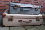 2 Vintage oude koffers,  minimaal 60 jaar oud, Ophalen, Gebruikt