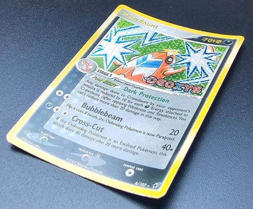 Pokemon Kaart EX Deoxys Crawdaunt 6/107 DX 6 Reverse Holo, Hobby en Vrije tijd, Verzamelkaartspellen | Pokémon, Zo goed als nieuw