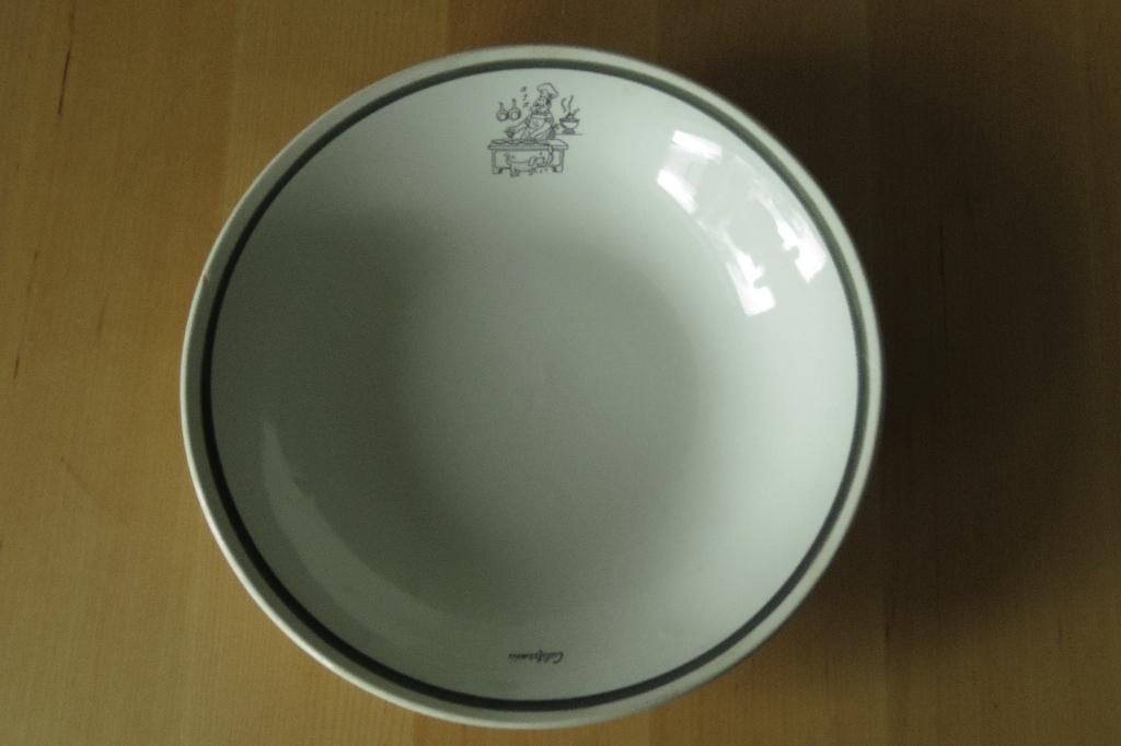 Vintage California Soepbord Bord Kok, Ophalen