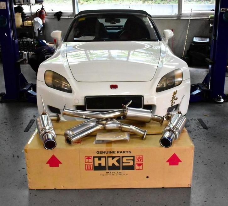 HKS Hi-Power Spec L II Catback uitlaatsysteem - Honda S2000, Auto diversen, Tuning en Styling, Ophalen of Verzenden