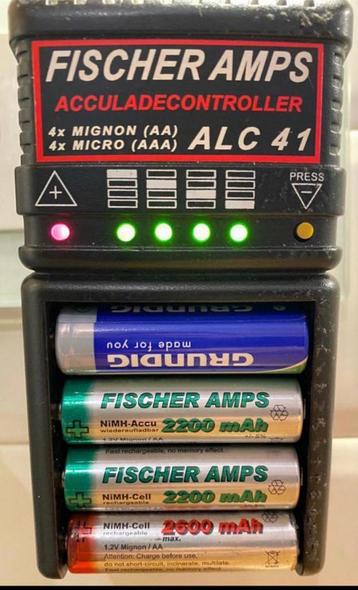 Fischer Amps ALC41 Controller AA/AAA Baterijen Lader