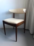 Set vintage stoelen eetkamerstoelen koehoorn stoelen deens, Huis en Inrichting, Stoelen, Twee, Stof, Vintage, Ophalen of Verzenden