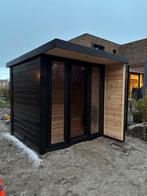 Thermowood of Grenen Buitensauna met luifel. Sauna, Ophalen of Verzenden, Nieuw