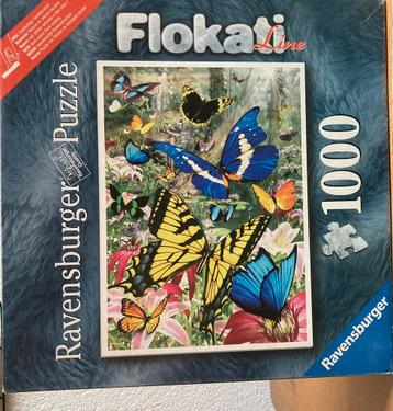 Ravensburger 1000🧩 Vlindertuin beschikbaar voor biedingen