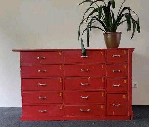 Prachtige vintage ladekast, Huis en Inrichting, Kasten | Ladekasten, Gebruikt, Minder dan 100 cm, 50 tot 100 cm, 25 tot 50 cm