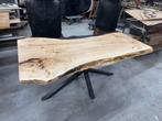 Boomstamtafel epoxy zwart 185x90x6, Huis en Inrichting, Ophalen, 200 cm of meer, 50 tot 100 cm, Zo goed als nieuw