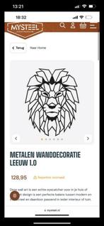 Metalen wand decoratie leeuw MySteel, Tickets en Kaartjes, Evenementen en Festivals, Eén persoon