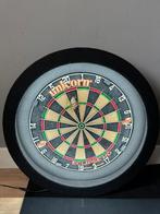 Unicorn Eclipse HD dartbord incl. LED-ring en mat, Ophalen, Gebruikt, Dartbord
