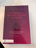 Hoofdstukken Personen-, Familie- en Erfrecht, Ophalen of Verzenden, Alpha, Zo goed als nieuw, HBO