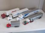 1/87 US trucks plus 5 extra trailers, Hobby en Vrije tijd, Modelauto's | 1:87, Verzenden, Gebruikt, Bus of Vrachtwagen, Overige merken