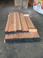Geschaafde hardhouten regels 4,4 x 6,8 cm, onderliggers balk, Ophalen, Nieuw, Hardhout, 250 cm of meer