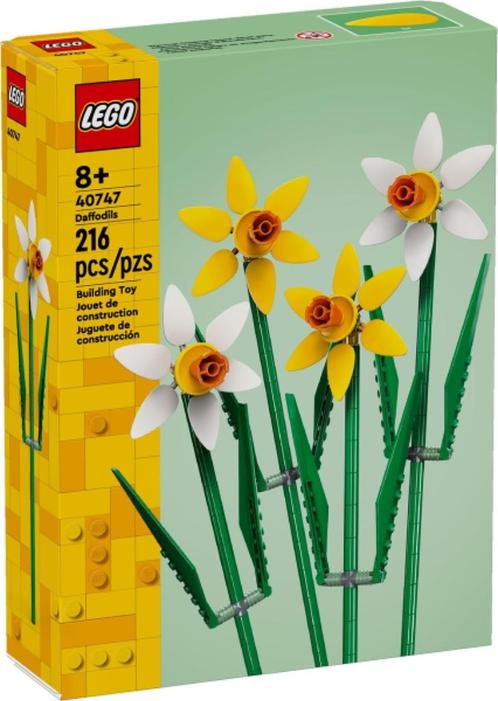 Lego | Bloemenserie | Narcissen | 40747, Kinderen en Baby's, Speelgoed | Duplo en Lego, Nieuw, Lego, Complete set, Ophalen of Verzenden