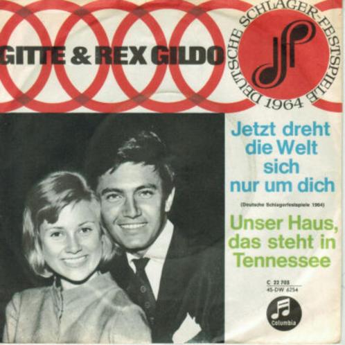GITTE HAENNING & REX GILDO  1964  SCHLAGER !!! G150, Cd's en Dvd's, Vinyl Singles, Single, 7 inch, Ophalen of Verzenden