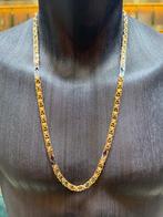 14KT Goud - 42.46 Gram - Ketting - PLATTE KONING, Ophalen, Nieuw, Goud