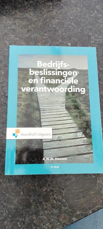Bedrijfsbeslissingen en financiële verantwoording (4e editie beschikbaar voor biedingen