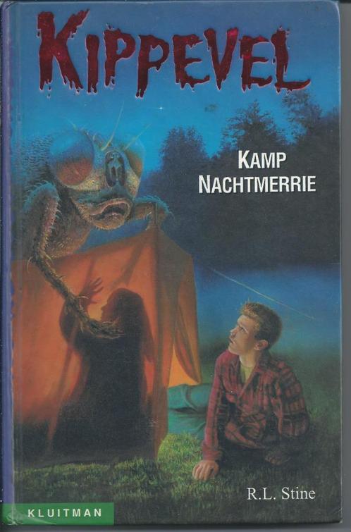 R.L. Stine - Kippevel - Kamp Nachtmerrie, Boeken, Kinderboeken | Jeugd | 10 tot 12 jaar, Zo goed als nieuw, Fictie, Ophalen of Verzenden