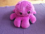 knuffel octopus roze groen mood knuffel blij boos pop, Ophalen of Verzenden, Zo goed als nieuw, Overige typen