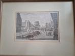 Gravure - Vischmarkt te Leeuwarden, Ophalen of Verzenden
