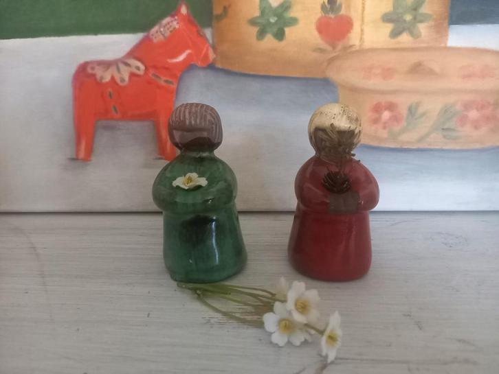 Jie Gantofta Zweedse bloemenkinderen. Mait Örn €10  per stuk, Verzamelen, Beelden en Beeldjes, Gebruikt, Mens, Ophalen of Verzenden