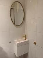 Fontijnkast met Hotbath goud kraan en plug, Minder dan 50 cm, Ophalen of Verzenden, Zo goed als nieuw, Minder dan 100 cm