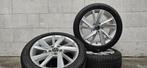 17" VW Golf 5 6 7 8 Caddy originele velgen winterbanden 7mm, Auto-onderdelen, Banden en Velgen, Gebruikt, Banden en Velgen, 17 inch