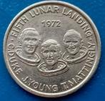 U.S.A.1972 - Fifth Lunar Landing Apollo 16 (nikkel-messing), Verzenden, Overige materialen, Nederland