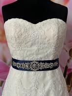Nieuwe strass riem handwerk donker blauwe riem., Ophalen, Nieuw, Blauw, Accessoires