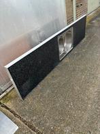 Keuken aanrechtblad multiplex 246 cm, Huis en Inrichting, Keuken | Keukenelementen, Ophalen of Verzenden, Zo goed als nieuw, 200 cm of meer