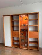 Wandmeubel vitrinekast boekenkast wandkast, Ophalen, Zo goed als nieuw, 25 tot 50 cm, 200 cm of meer