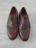 Vintage Van Bommel schoenen maat 8,5 (42,5), Ophalen, Gedragen, Bruin