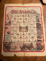 Antiek Bordspel "Het Apenspel" | ca. 1880-1900 | J. Vlieger, Ophalen of Verzenden