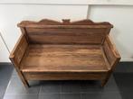 Antieke houten klepbank, Antiek en Kunst, Antiek | Meubels | Stoelen en Banken, Ophalen