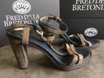 Sandalen Fred de la Bretoniere, mt 40, bruin, *NIEUW*, Fred de la Bretoniere, Bruin, Zo goed als nieuw, Sandalen of Muiltjes