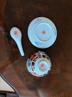 Japans kopje, schotel en lepel, Huis en Inrichting, Keuken | Servies, Ophalen, Zo goed als nieuw, Overige stijlen, Kop(pen) en/of Schotel(s)