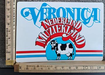 Vintage sticker Veronica Nederland muziekland radio tv  beschikbaar voor biedingen