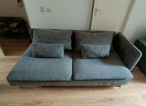 IKEA Soderhamn bank, 3-zits, Lejde grijs-zwart, Huis en Inrichting, Slaapkamer | Slaapbanken, Gebruikt, 100 cm, 200 cm, Tweepersoons
