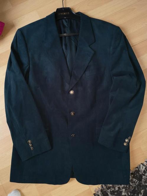 Brixon colbert Donkerblauw Suède mt XL, Kleding | Heren, Kostuums en Colberts, Zo goed als nieuw, Maat 56/58 (XL), Blauw, Ophalen of Verzenden