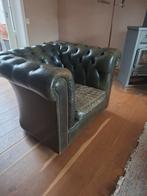 Gave vintage chesterfield fauteuil., Ophalen, Zo goed als nieuw
