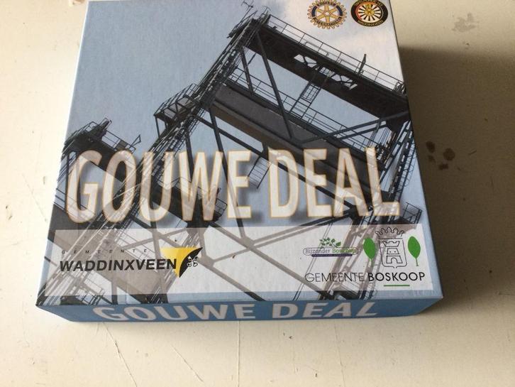 Gouwe Deal Spel-Waddinxveen -Boskoop, Hobby en Vrije tijd, Gezelschapsspellen | Bordspellen, Gebruikt, Een of twee spelers, Drie of vier spelers