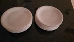 gebaksbordjes en schaal, Ophalen, Schaal, Rond, Zo goed als nieuw