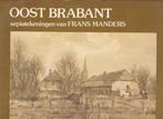 Frans Manders, Ooost-Brabant, Sepiatekeningen, Brabant, Frans Manders, Ophalen of Verzenden, Zo goed als nieuw, Schilder- en Tekenkunst