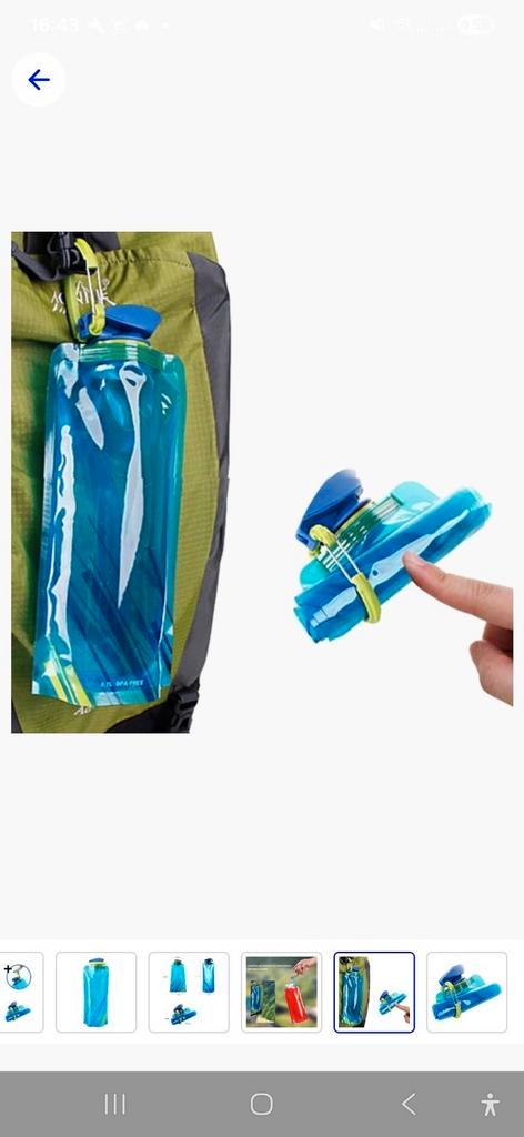 8x Herbruikbare Waterzak - Waterfles -

Festival - Duurzaam, Sport en Fitness, Overige Sport en Fitness, Nieuw, Ophalen of Verzenden